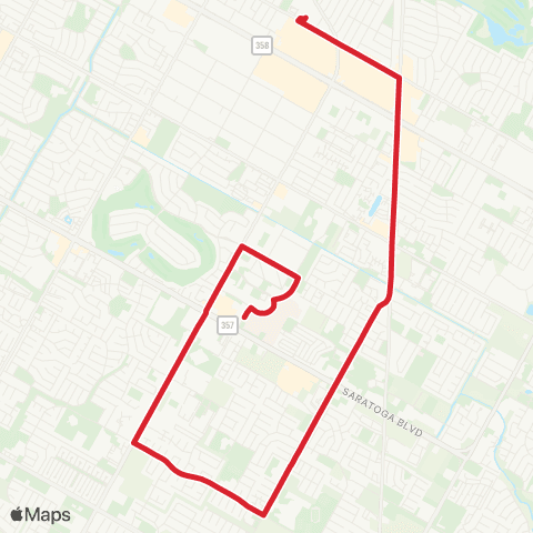 CCRTA Airline / Lipes map