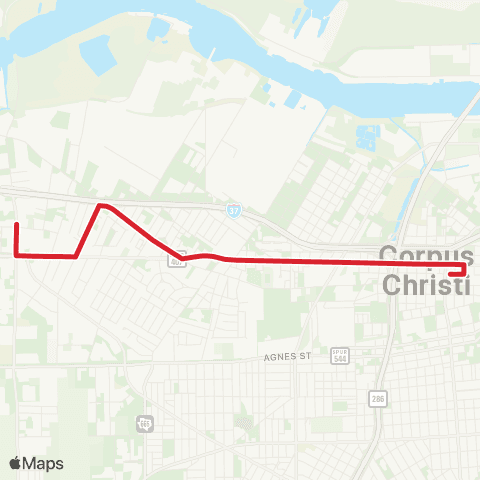 CCRTA Leopard / Navigation map