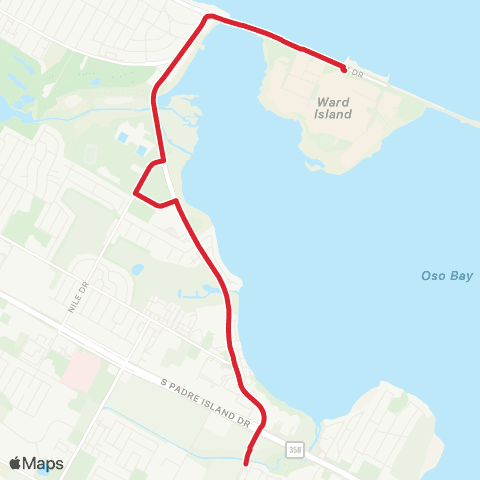 CCRTA Momentum Shuttle map