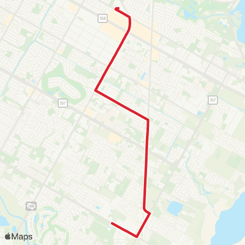 CCRTA Airline / Yorktown Connector map