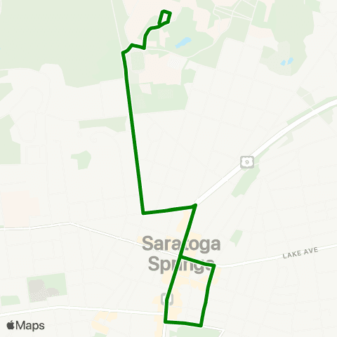 CDTA Skidmore - Wilton Mall via Excelsior map