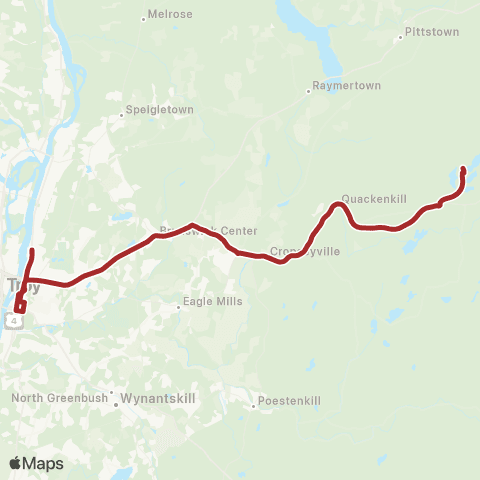 CDTA Grafton State Park map