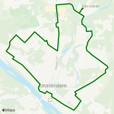 CDTA Neighborhood Belt map