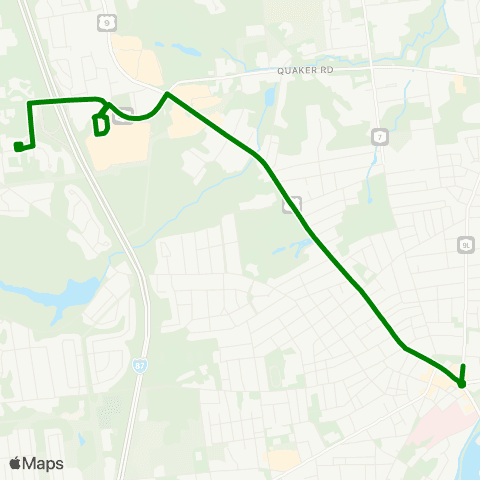CDTA Glen St / Aviation Mall map