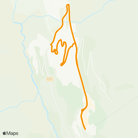 Navettes Cœur de Tarentaise Circuit Preyerand les Marmottes map