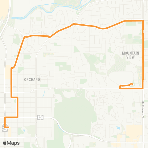 Cascades East Transit Wells Acres / Reed Market map