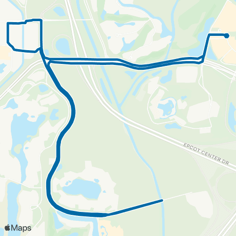LYNX Disney Circulator map