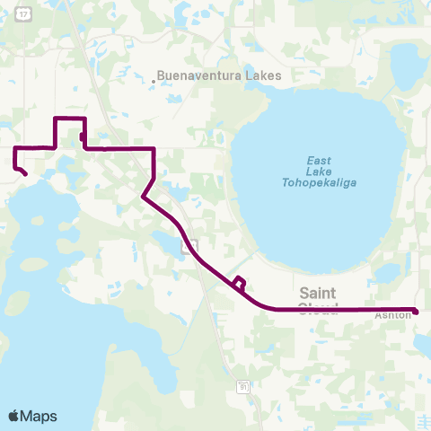LYNX E. U. S. 192 / St. Cloud map