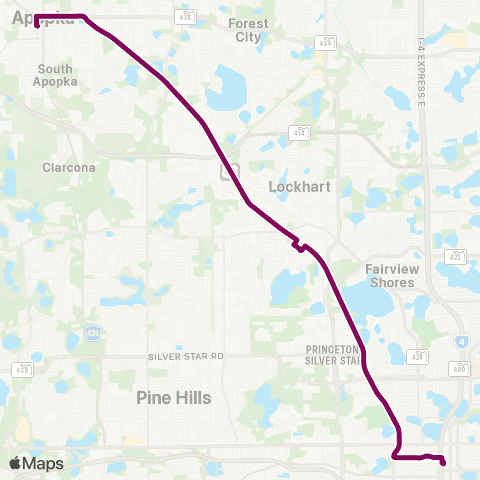 LYNX N. U. S. 441 / Apopka map