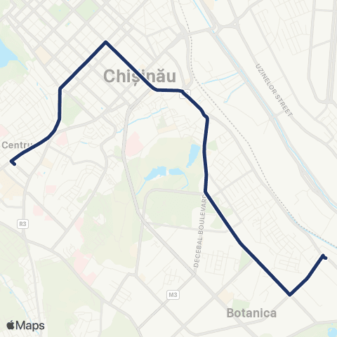 RTEC Parcul De Troleibuze Nr. 2 - Str. V.Dokuceaev map