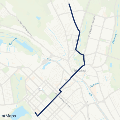 RTEC Str. Ceucari - Str. A. Mateevici map