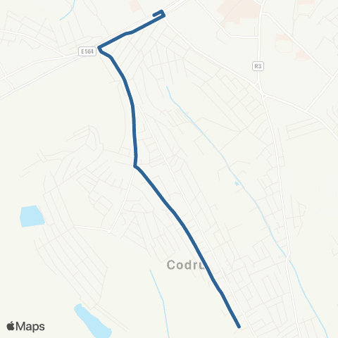 PUA Str. Miorița - Str. Schinoasa Deal map