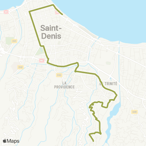 Citalis Allée des Gloxinias<>Océan map