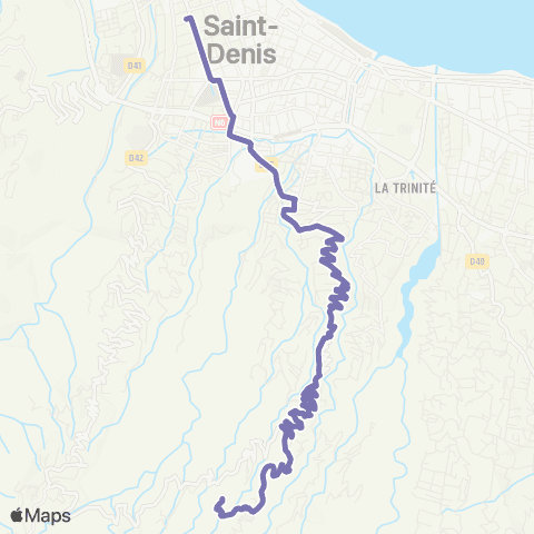 Citalis Evèché<>Hôtel de ville de St Denis map