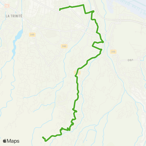 Citalis Bretagne Bellevue<>Station Chaudron map