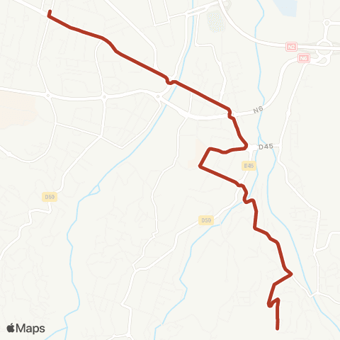 Citalis Chemin du Plateau<>Station Chaudron map