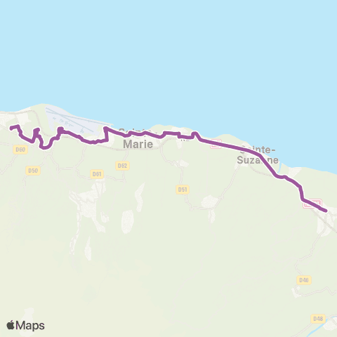 Citalis Quartier Français<>Station Chaudron map