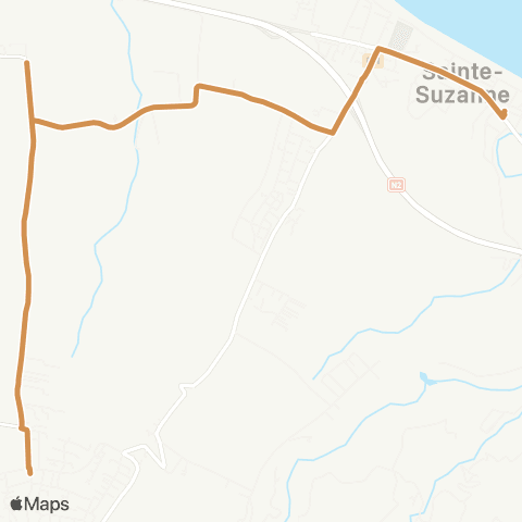 Citalis ZAC Bagatelle<>via Franche Terre<>HDV Ste Suzanne map