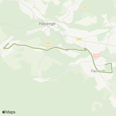 TeMo'B (Citéline) Neufchef Pharmacie <-> Fameck Zone Artisanale map