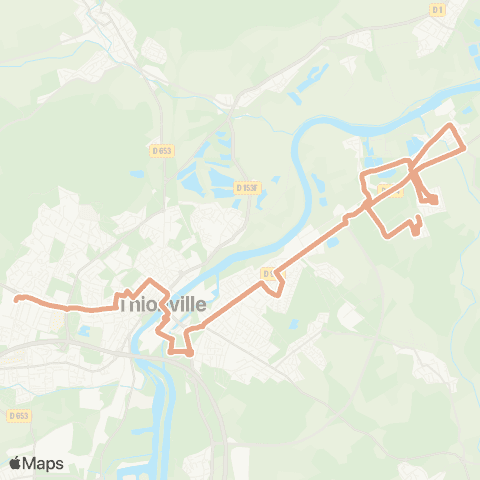 TeMo'B (Citéline) Thionville Linkling 3 - Yutz Aéroparc map