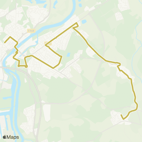 TeMo'B (Citéline) Thionville Foch <-> Stuckange Liberté map