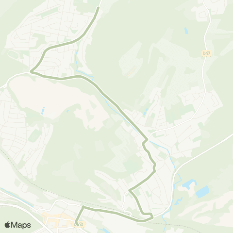 TeMo'B (Citéline) Hayange Esplanade <-> Konacker Collège via Marspic map