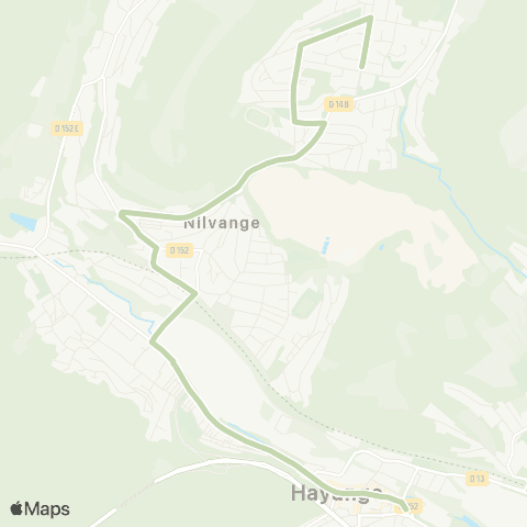 TeMo'B (Citéline) Nilvange Aristide Briand <-> Konacker Collège map