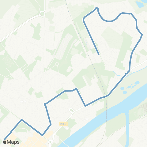 TeMo'B (Citéline) Thionville Foch <-> Manom Pommiers map