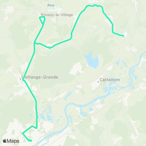 TeMo'B (Citéline) Rodemack <-> Thionville map