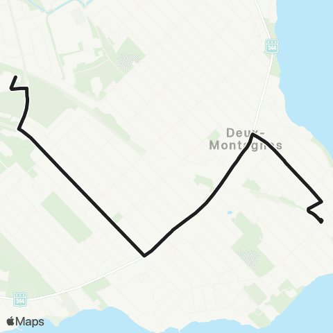 exo Laurentides Gare Deux-Montagnes - Grand-Moulin map