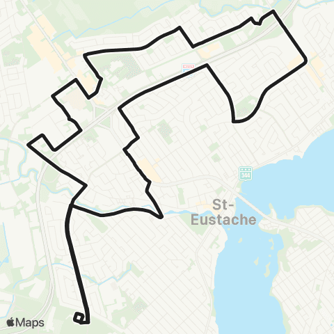 exo Laurentides Deux-Montagnes - Saint-Eustache (Centre) map