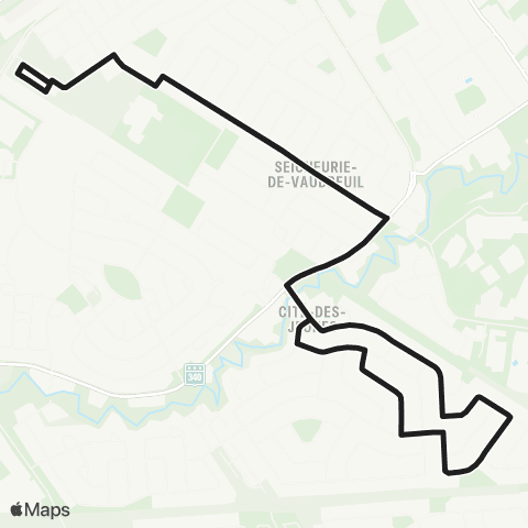 exo La Presqu'Île Gare Vaudreuil / Ouimet / Floralies map