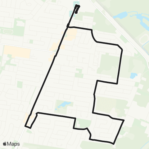exo Sud-Ouest Châteauguay map