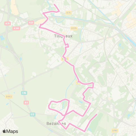 Grand Reims Mobilités Renault <> St Brice Mairie map