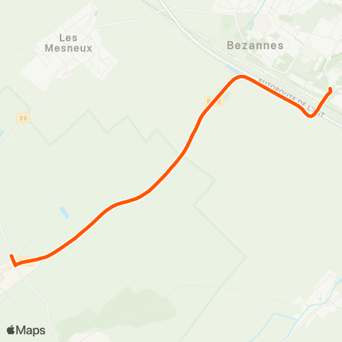 Grand Reims Mobilités - Covoit Tardenois map