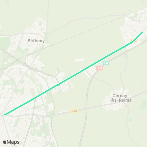 Grand Reims Mobilités - Covoit Witry-les-Reims map