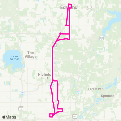 Citylink Edmond Expresslink map