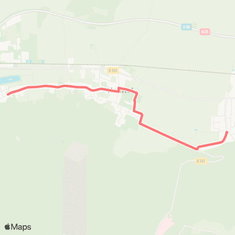 Le Bus Breuil le Sec - Catenoy map