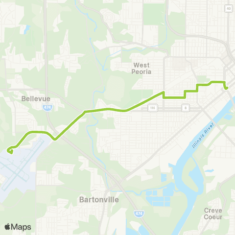 CityLink John Gwynn map