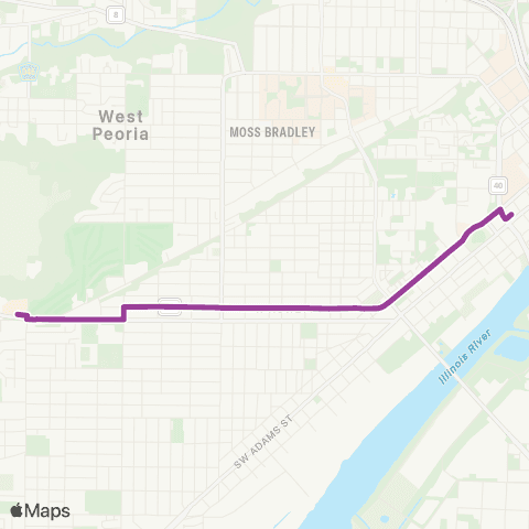 CityLink Lincoln map