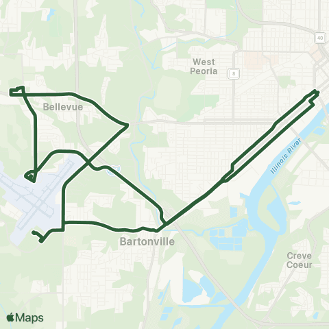 CityLink Special Airport and Cty Jail map