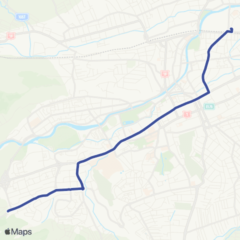 CTP Cluj Str. Bucium - P-ta 1 Mai map
