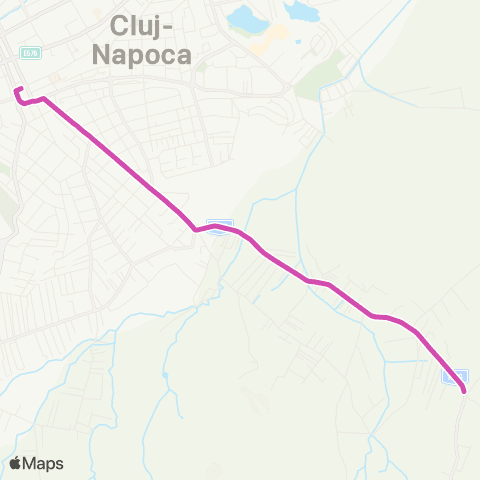 CTP Cluj Col. Borhanci - P-ta Stefan cel Mare map