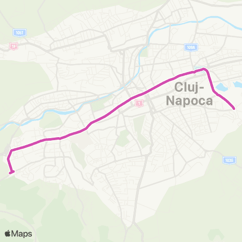 CTP Cluj Str. Unirii - Str. Bucium map