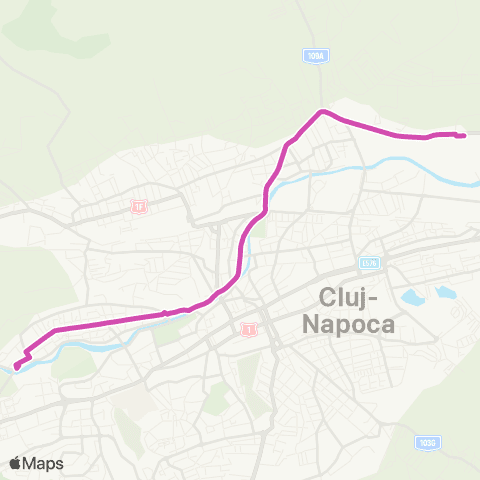CTP Cluj Cart. Grigorescu - B-dul Muncii map