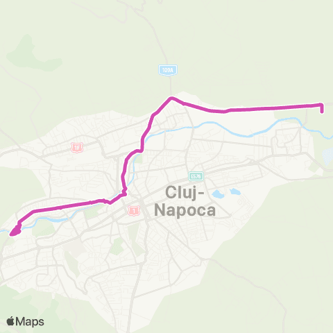 CTP Cluj Cart. Grigorescu - Str. Emerson map