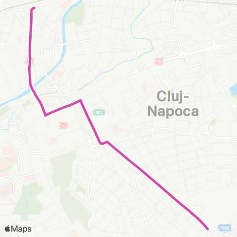 CTP Cluj Str. C. Brancusi - P-ta Garii map