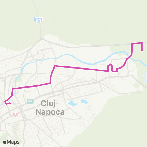 CTP Cluj P-ta M. Viteazul - Str. Emerson map