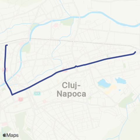 CTP Cluj Str. Aurel Vlaicu - P-ta Garii map