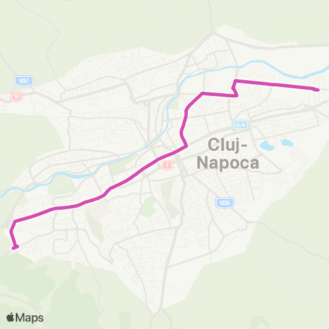 CTP Cluj Str. Bucium - Str. Plevnei map